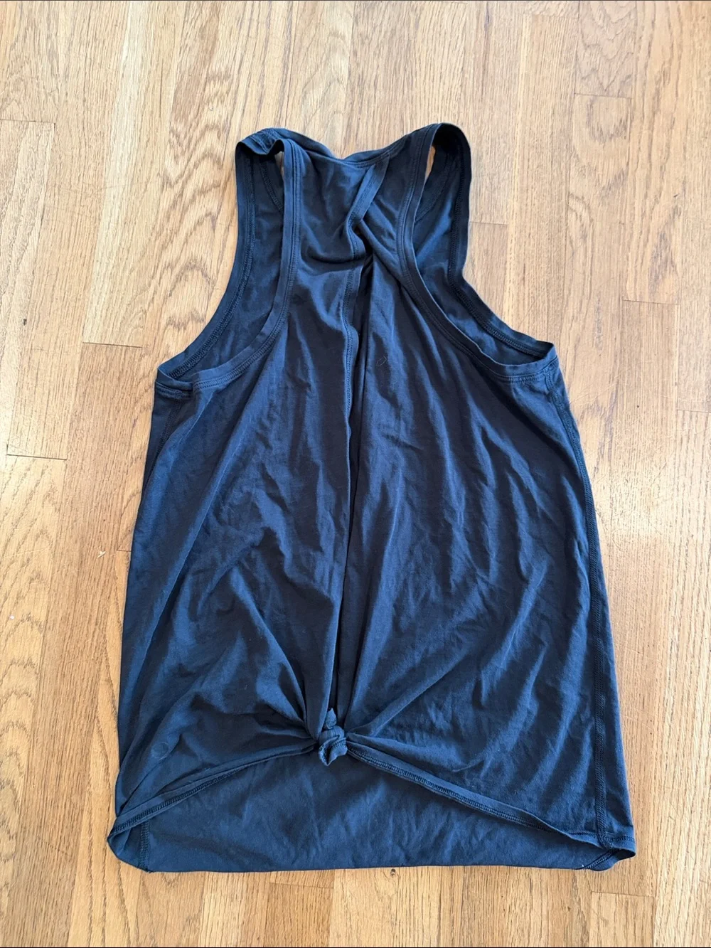 Womens black Lululemon All Tied Up Tank  size 8